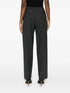 mélange-effect trousers